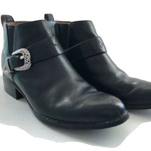 Ariat Short Paddock Ankle Booties Black Leather